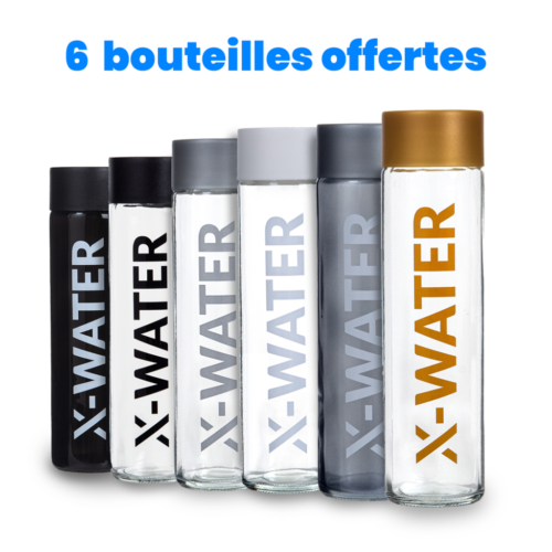 6 bouteilles offertes à l'achat d'une xwater